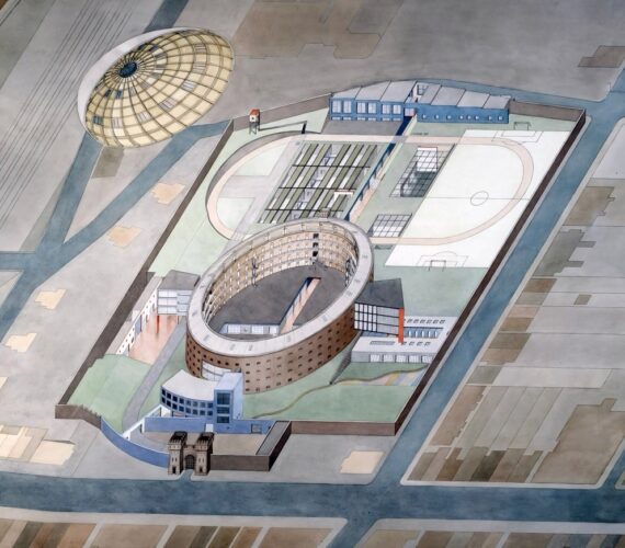 OMA, Prison en dôme, Arnhem (NL), 1988 © OMA