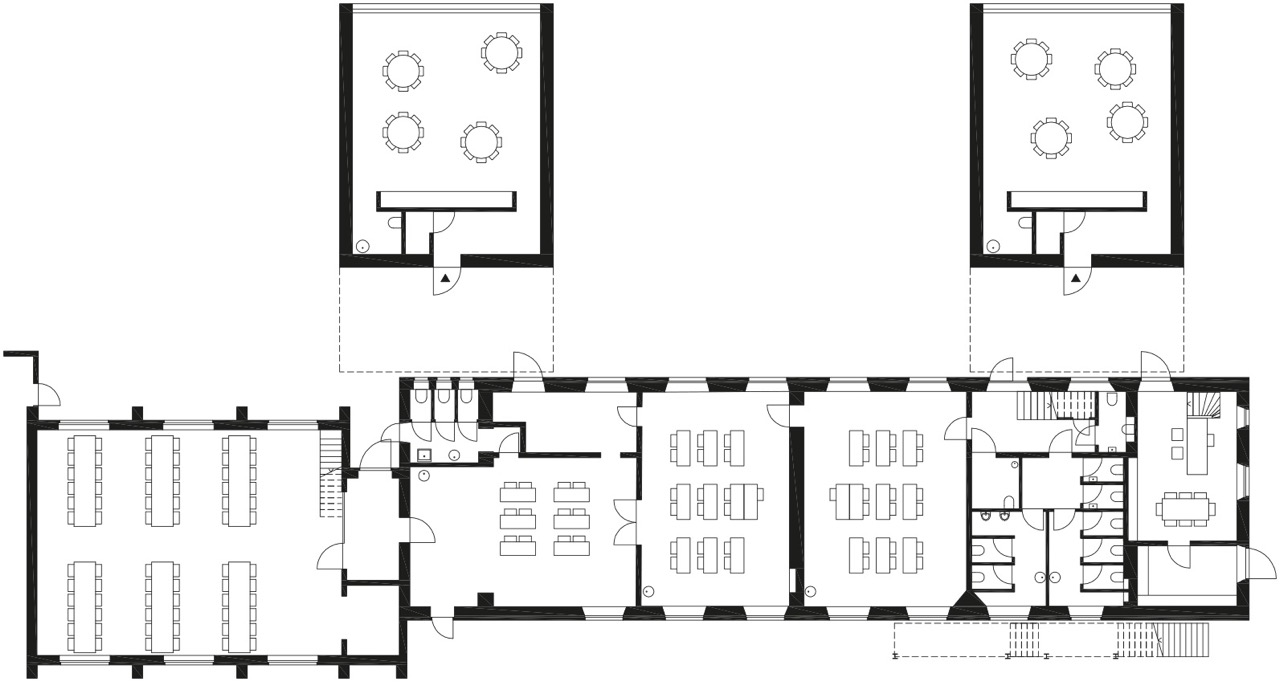 LRA, extension de l’école primaire Sainte-Famille, Vierset, 2017